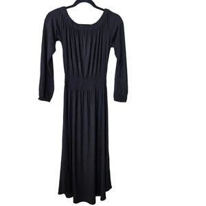 Ann Taylor Women's Stretch Jersey Midi Dress XS Black